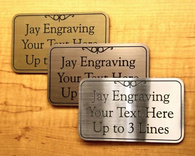 Custom Engraved 3"x5" Office Suite Wall or Door Sign  Plaque Plate Placard - Image 1 of 4