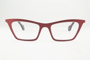 Rare Authentic Theo mille+26 763 50mm Dark Red Sparkly Black Glasses Belgium - Picture 1 of 6