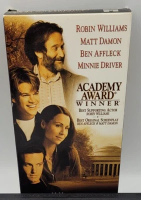 Good Will Hunting VHS 1998 Drama Robin Williams Matt Damon Ben Affleck - Image 1 of 4