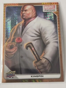 2023 Upper Deck Marvel Platinum #84 Amber Crystals Kingpin 5/5 OMEGA - Imagen 1 de 3