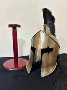 King Leonidas Spartan Helmet with Display Stand Perfect Christmas Gift for Boys - Picture 1 of 6