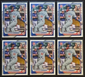 2024 Bowman - Lot of (6) Alexander Canario (RC) #21 Chicago CUBS - Picture 1 of 4