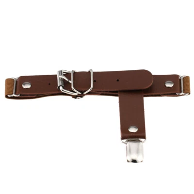 Mujeres Sexy Punk Cuero Liguero Elástico Muslo Alto Anillo Arnés Pierna Medias Foto 1 de 4