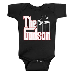 Threadrock Baby Boys The Godson Infant Bodysuit Funny Baptism Christening - Picture 1 of 7