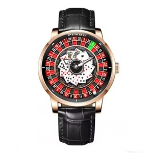 Relojes mecánicos automáticos para hombre movimiento NH35A rueda de ruleta de cristal de zafiro - Imagen 1 de 16
