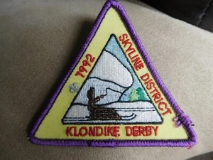 DQ SCOUT BSA 1992 INDIANHEAD COUNCIL SKYLINE DISTRICT KLONDIKE DERBY MN MERGED ! - Picture 1 of 3
