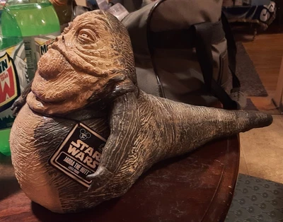 Jabba the Hutt 18 Inch Stuffed Latex Figure Star Wars Disney Store Exclusiv 2014 - Image 1 of 4