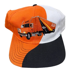 Vintage Alied Van Lines Hat Cap Snapback Trucking Big Logo Spellout 90s Trucker* - Picture 1 of 12