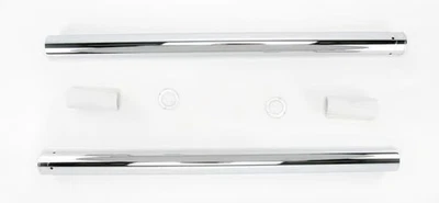 Tubos de horquilla cromados Custom Cycle 49 mm Show - 29,50 pulgadas Bicicleta de calle para motocicleta Foto 1 de 4