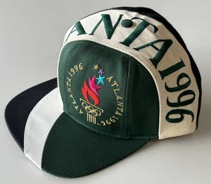 Vintage Eastport Atlanta 1996 Olympics Snapback Hat Green White Black Rare NWOT - Picture 1 of 8
