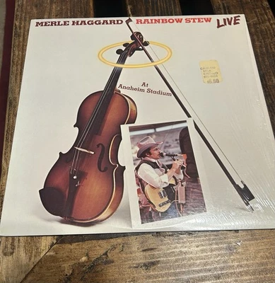 Merle Haggard, Rainbow Stew, Live at Anaheim Stadium VINYL LP 1981 - MINT LP - Image 1 of 4