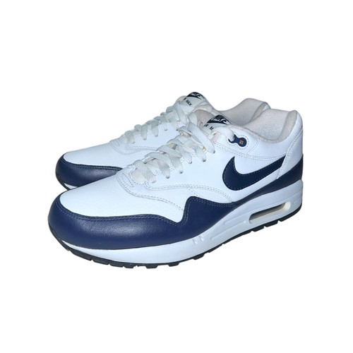 Nike Air Max 1 2014 LTR Leather Summit Bianco Midnight Navy