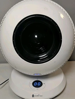 Greentech Environmental pureFlow QT7 12.75"H 12-Speed Oscillating Fan with - Image 1 of 4