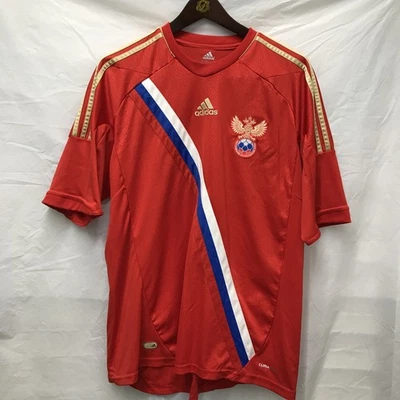 Russia 2012 Home Football Jersey Adidas X12073 Men’s Size L - Image 1 of 4