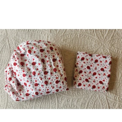 Sábana bajera doble London Kaye Ladybugs & Hearts y funda de almohada estándar  Foto 1 de 4