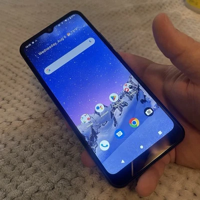 Smartphone Sharp Rouvo V 32GB 8MP 6.5” Pantalla, Turquesa (Solo Verizon) Funciona Foto 1 de 4