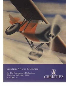 Christies 1990 Aviation Art & Literature - Picture 1 of 1