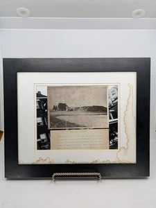 Vulcan, Alberta | Abandonded Coal Mine | Framed Antique Photograph w/ OG caption - Picture 1 of 8