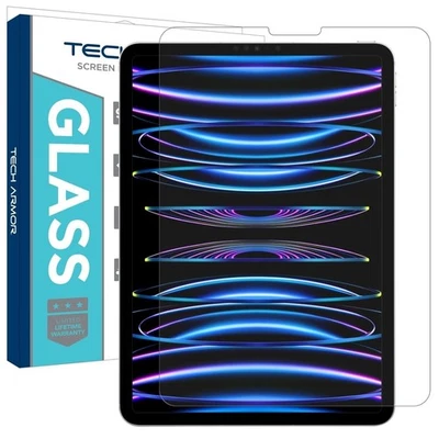 Tech Armor Ballistic Glass Screen Protector iPad Pro 11 2022, iPad Air 5 -1 Pack - Image 1 of 4