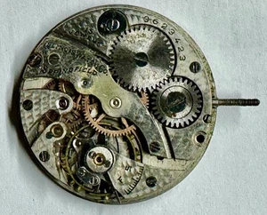 Vintage Illinois Uhrwerk 15 Jewels funktioniert nicht - Bild 1 von 6