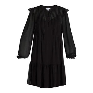 Minivestido para mujer Time and Tru Pintuck con mangas largas, talla S - Imagen 1 de 3