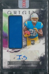 2022 Panini Origins #160 Isaiah Spiller Rookie Patch Autograph - Bild 1 von 2