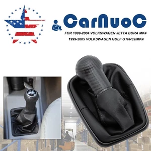 Gear Shift Knob Decorative Gaitor Boot For VW Golf Bora Jetta MK4 GTi 1999-05 - Picture 1 of 9