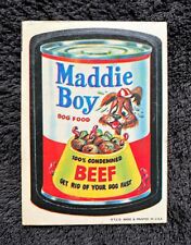 1973 TOPPS WACKY PACKAGES - 1ST SERIES - MADDIE BOY