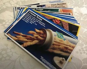 Lot Random 80's Tupperware Recipe Cards 5 New Traditions Ultra 21 Graphics - Picture 1 of 6
