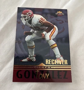 1997 Score Board Playbook Tony Gonzalez Rookie Kansas City Chiefs #86 - Picture 1 of 2