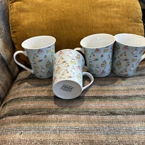 Zrike Everyday WEDDING CAKE COFFEE MUG CUP Set Of 4 - Picture 1 of 3
