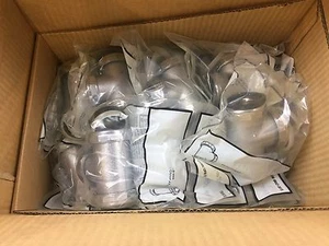 LOTE DE 7 1-1/2" 3-Way TEE Junta Deslizante Latón Acabado Cromo 6473615 - Imagen 1 de 5