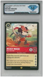 2023 Disney Lorcana MICKEY MOUSE BRAVE LITTLE TAILOR #115 ๐ DSG 10 Gem Mint - Picture 1 of 2