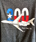 Bombardier Aircraft #200 of the Global 7500 in Red Oak, Texas Size Large T-Shirt