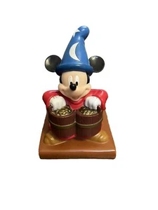Vintage Disney World Kunststoff Mickey Mouse Münze oder Sparschwein 7 3/4" groß - Bild 1 von 5