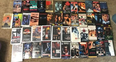 47 Classic 80s & 90s VHS tapes selection lot *Read description before purchase*  - Image 1 of 3