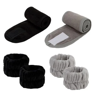 6Pcs Spa Headbands and Wrist Washbands Set, Makeup Headbands, Skincare Face T... - Picture 1 of 8