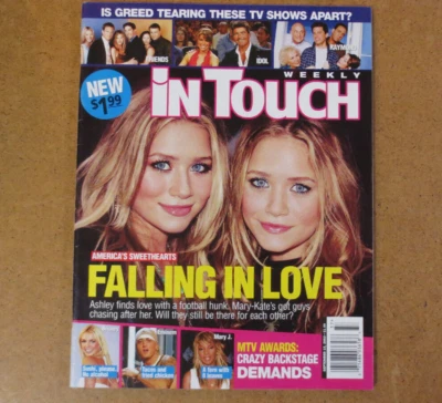 InTouch Magazine Mary Kate Ashley Olsen Twins The OC Chris Carmack Kevin Costner - Image 1 of 4