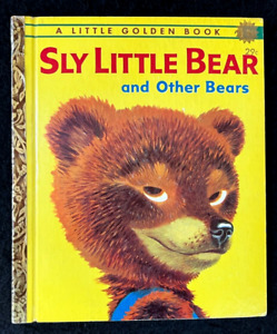SLY LITTLE BEAR ~ vintage enfant 1ère édition « A » Petit livre d'or #411