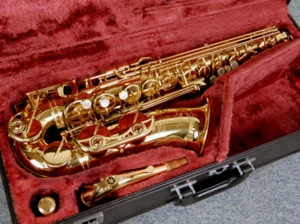 YAMAHA YAS-62II Saxophone Trumpet Alto Sax Hard Case USED Japan umataRO - Picture 1 of 9
