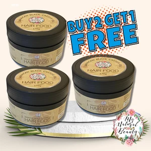 JAMAICAN BLACK CASTOR OIL HAIR FOOD- 170g- BUY 2 GET ONE FREE!!! Save $49.95! - Picture 1 of 12