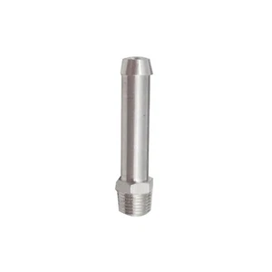 1/16 NPT to 8mm (5/16") Push On Aluminium Hose Pipe Nipple Barb Fitting Adapter - Picture 1 of 7