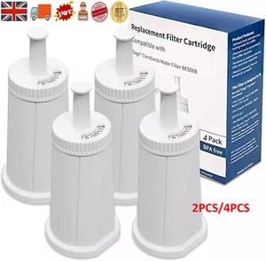 2/4x Water Filter Cartridge for Sage Barista Espresso Coffee Machine Claro Swiss - Picture 1 of 11