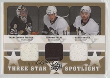 2008 Trilogy Three Star Spotlight Jerseys Petr Sykora Marc-Andre Fleury #3S-FSS