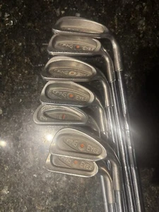 Ping Eye 2 Orange Dot Iron Set (RH) 4-9, W. 8 Iron Is A Eye One Please See Pics - Picture 1 of 11