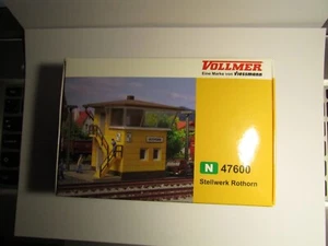Spur N, VOLLMER N 47600, Stellwerk Rothorn, Gebäude, NEU, neuwertig, in OVP - Bild 1 von 2
