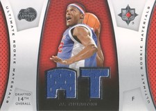 2007-08 Ultimate Collection Materials Rookies #AT Al Thornton Jersey