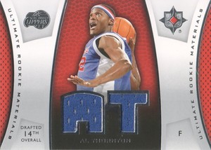 2007-08 Ultimate Collection Materials Rookies #AT Al Thornton Jersey