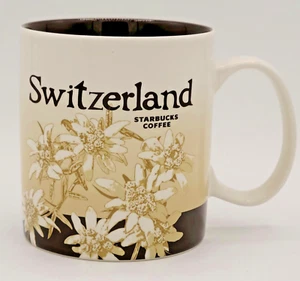 Starbucks Global Collector SWITZERLAND 16 oz Coffee Mug Cup BROWN 2016 - Picture 1 of 11
