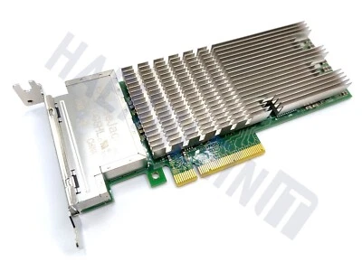Intel X710-T4 10Gigabit 10GBe 10GBaseT Quad Port Server NIC Intel X557-T4 LP - Bild 1 von 3